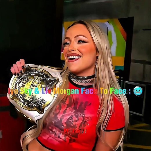 Iyo Sky & Liv Morgan Face To Face 😍 Edit #wwe #raw #iyosky #livmorgan #shorts