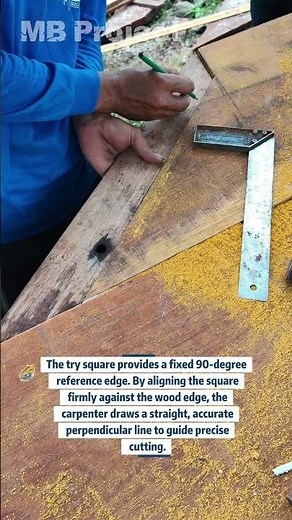 Precision Wood Marking Technique | Accurate Angle Layout Using Try Square