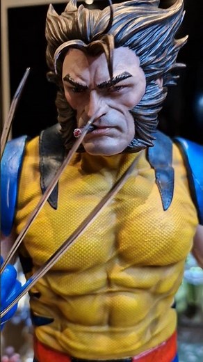 Unmasked Wolverine Smoking a Cigar 😤🔥 | Custom 1:4 Scale Fan Art Statue