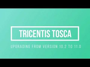 Tosca Upgrade To Version 11 (Visual Guide)