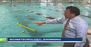 Does pool design affect swim competitions?