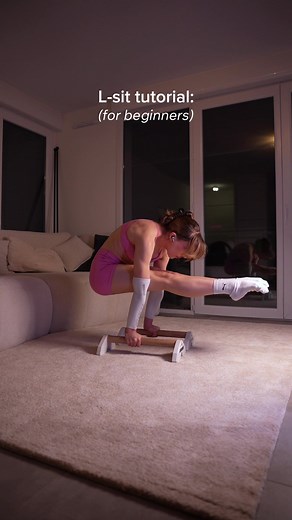l sit for beginners✨ #calisthenics #bodyweighttraining #lsit #calisthenicsgirl