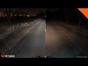 STEDI Copper Head LED Conversions vs Halogen Driving Footage