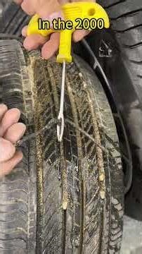 Smart tire repair hack every driver should know 🔧🚗#repairtires #tirefix #mechanic #fyp #tirerepair