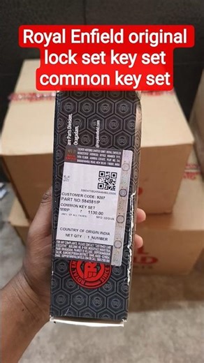 #royalenfiled lock set key set common key set completely STD Classic 350 BS3 moudels ke liye