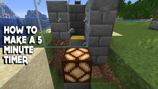 Minecraft #shorts :: How to Make a 5 Minute Timer in 1.16.3