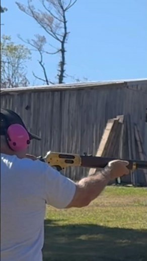 Old Henry Rifle 45-70 Packs A Powerful Punch ! #shorts #rifle #target