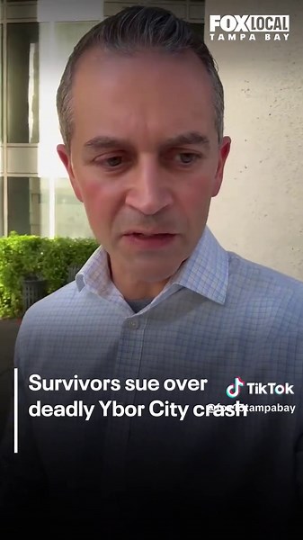 Two survivors of the deadly Ybor City crash are suing the driver who slammed into a crowd outside Bradley's on Seventh, along with the Florida Highway Patrol, Tampa Police Department and the bar. Link in bio.