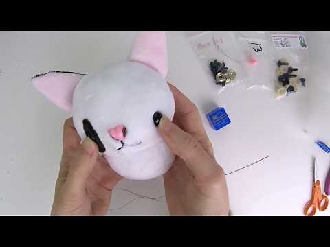 How to make plush: Needle sculpting plushie faces