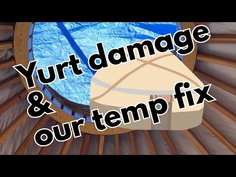 Catastrophic Dome failure😭 Yurt issue