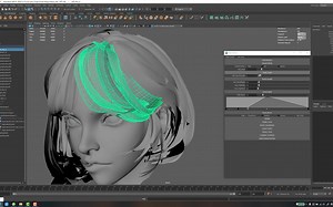 一个Maya插件轻松面片转毛发曲线和面片（Poly_To_Hair_V02）
