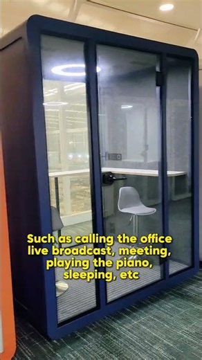 Do you need a soundproof and private space like this?