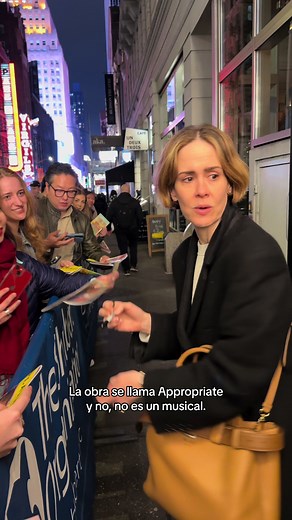 Sarah Paulson Broadway Experience at Belasco Theatre in NYC
