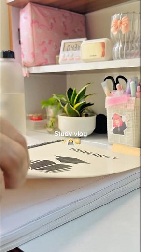 study time 📔✨ Student Life 👩‍💻 #studymotivation #studyvlog #studywithme #desk #aesthetic