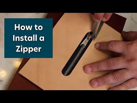 How to Install a Zipper