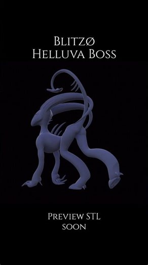 Blitz 3d model/360 preview #blitzo #blitzø #blitzohelluvaboss #helluvabossblitzo #helluvabossblitzo