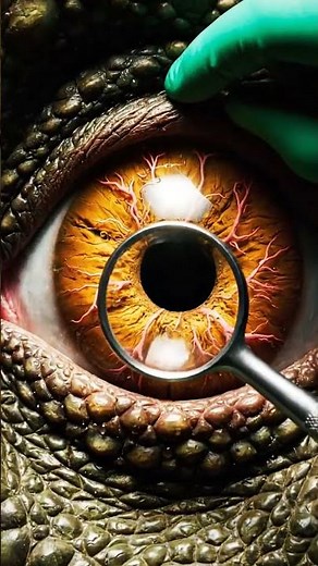 Inside the Eye of the Apex Predator 😳🦖 #viral