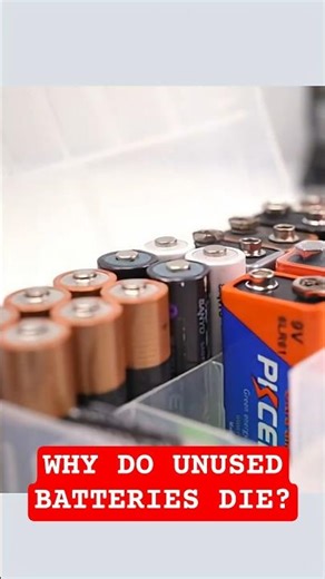 Why Do Unused Batteries Die? 🔋 (Self-Discharge Explained)