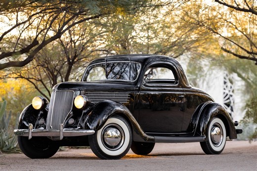 Eighty-Years-Family-Owned 1936 Ford Model 68 Deluxe 3-Window Coupe Hot Rod