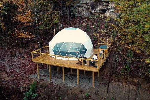 You Can Spend a Weekend Off the Grid in a Luxury Geodesic Dome