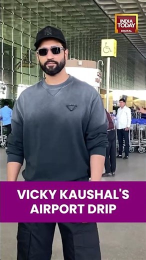 Indian Actor Vicky Kaushal's Arrival at Airport | #shorts