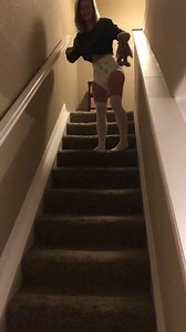 Walking in multiple diapers