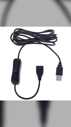 USB Cable Male-Female, ON/OFF Switch, LED, 1m/2m, PVC – Universal – AliExpress