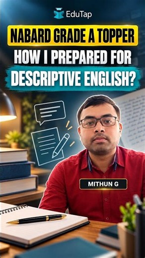 How I Prepared for NABARD GRADE A Descriptive English ?