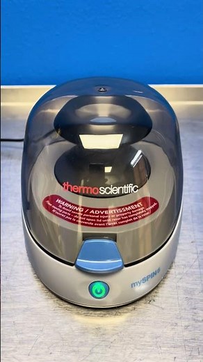 Thermo Scientific mySPIN 6 Mini Centrifuge Quick Spin Ergonomic 6000 RPM 6 x 2mL, Serial #: HSG12035