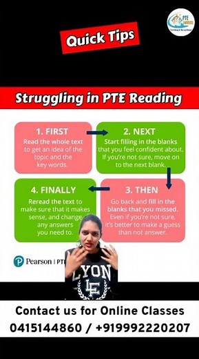 PTE Reading Tips 2026 | Fill in the Blanks Strategy | Score High Easily 🚀 #pte90