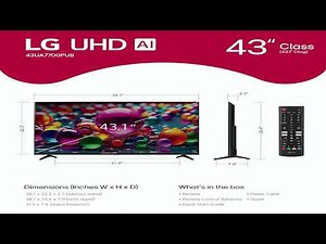 Review: LG 43UA7700PUB, 2025 Class UHD AI 4K UA77 Series Smart TV w/AI Sound Pro
