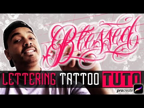 Tattoo Chicano Lettering Tutorial - Created with Procreate / by Haris Jonson