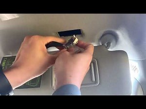 5th Gen Toyota 4Runner Vanity Mirror Light LED (Bulb Replacement) Tutorial - Lasfit