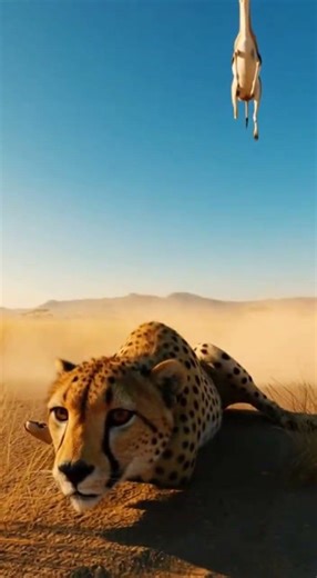 Gazelle's Epic Escape: A Leap for Freedom! #Wildlife #CheetahChase #Nature