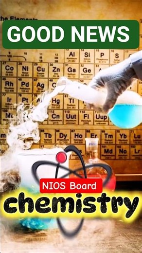 🫨 Nios Chemistry Book New Syllabus ! Score 90%