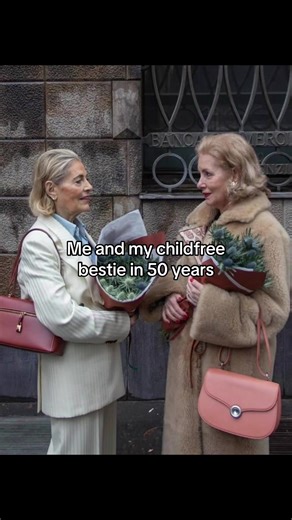 Enjoying life without men bothering us #grannies #besties #childfree #old