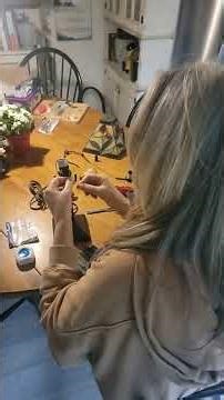 She was rewiring a lamp 🔦