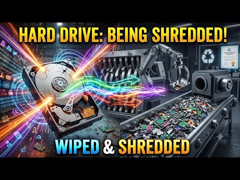 🔥 Watch a Hard Drive Get Destroyed! | Certified Data Destruction