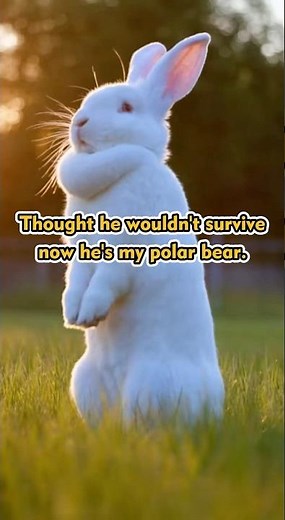 I Rescued a Dying Baby Rabbit.#rabbitrescue #transformation #wholesome #animalrescue #giantrabbit