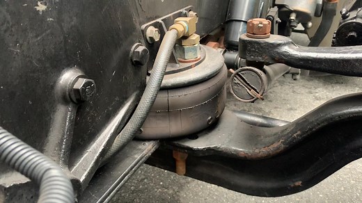 Ratrod Front End Bagged with Air Suspension | Cappello Heavy Transport