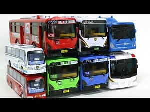 Public Bus Carbot Combination Transfomation Robot Car Toys 대중교통 시내버스 경찰버스 헬로카봇 대중교통 자동차 장난감 동영상