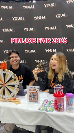 มาเจอกันน้าาา ที่งาน PIM JOB FAIR 2026 บูธ B2 😍😍 #PIMJobFair2026 #Jobfair #youandi #รับสมัครงาน