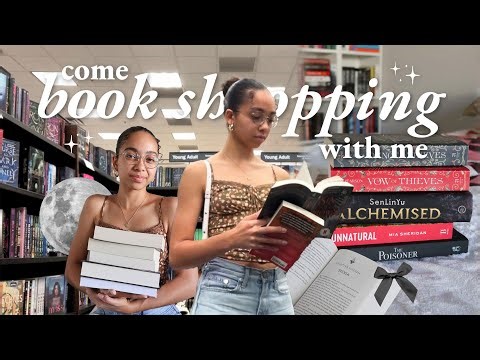come book shopping with me (wallet isn't happy, but my heart is :p) ⋆✴︎˚ reading vlog + book haul !!