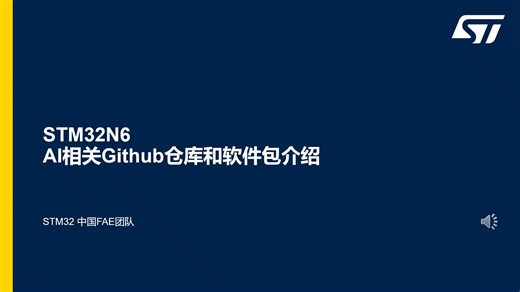 STM32N6 AI Github仓库和软件包介绍总览