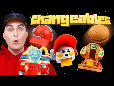 These McDonalds Toys TRANSFORM!!! (Changeables)