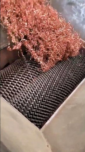 Scrap Iron and Wire Shredder Test | Metal Recycling into Small Iron Pieces
