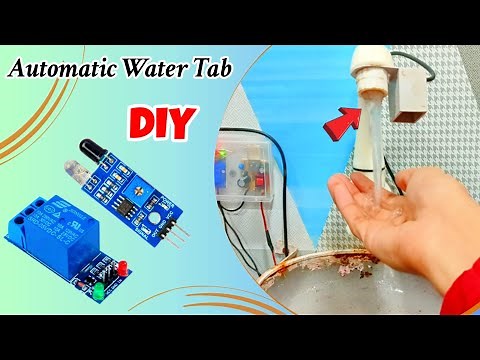 How to Make Automatic Water Tap || DIY Automatic Water Tap with IR Sensor || IR Sensor Project