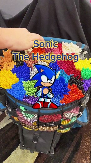 Sonic The Hedgehog Balloon Art in Houston by BalloonJosh