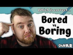 Are you bored or are you boring? Do you really know what the...