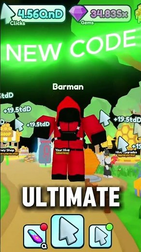 New codes for Rebirth Champions: Ultimate Bee world update #roblox #rebirthchampionsultimate